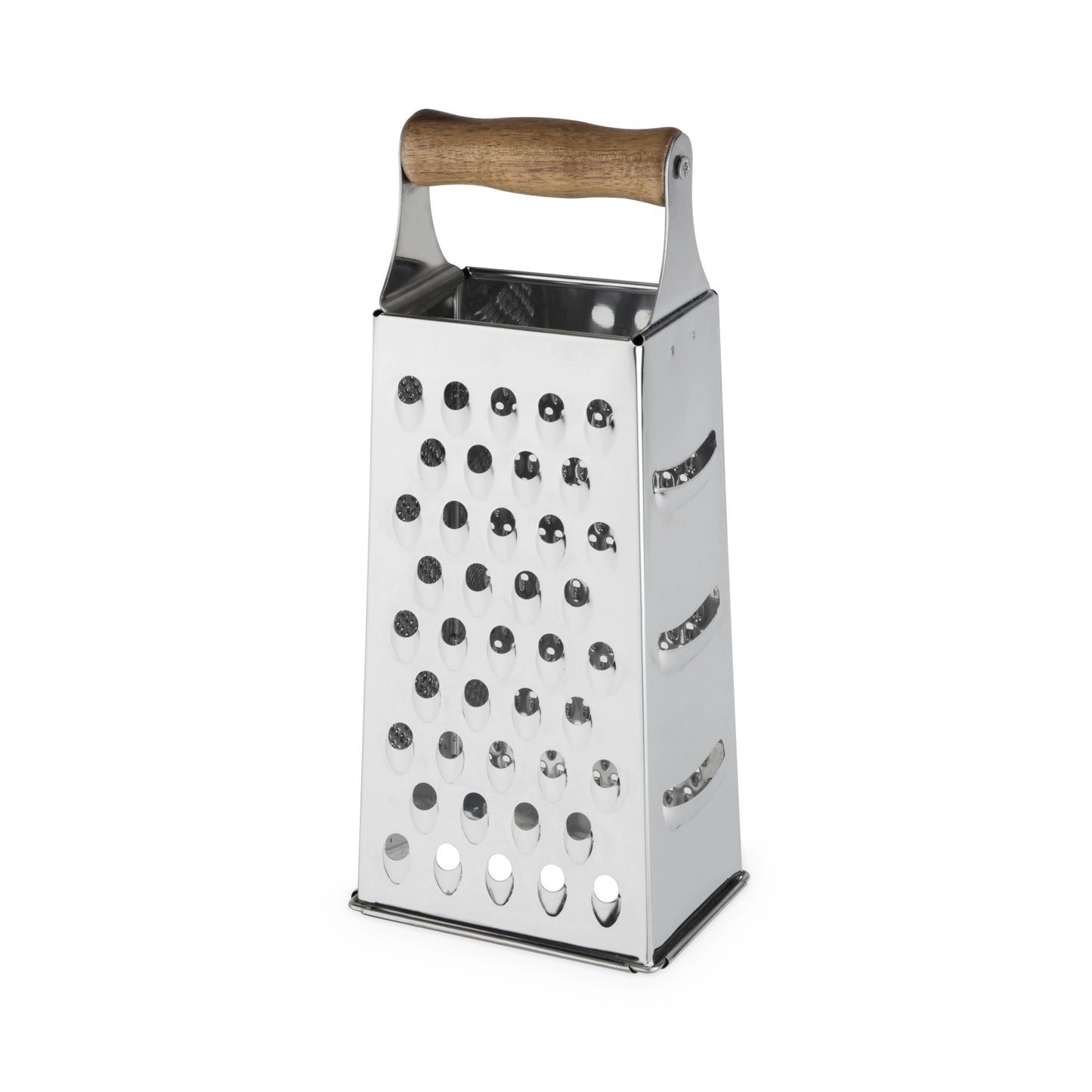 Acacia and Stainless Steel Cheese Grater