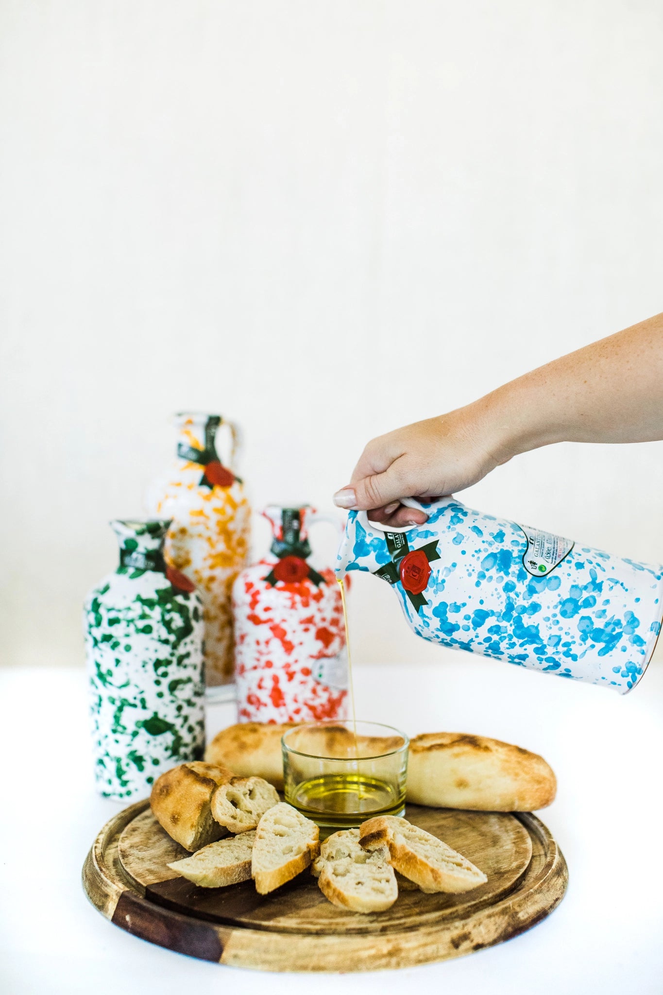 Extra Virgin Olive Oil Ceramic Bottle by Galantino