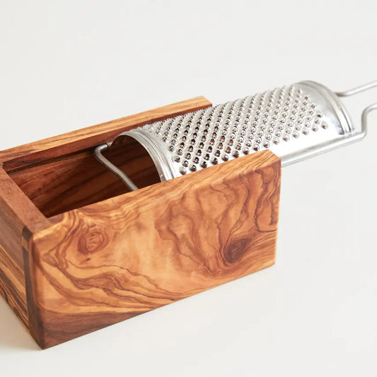 Italian Wood Cheese Grater Box