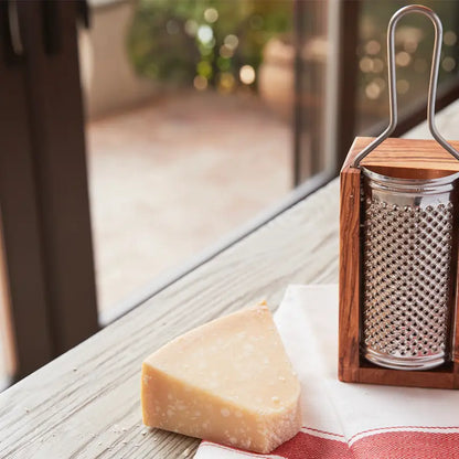 Italian Wood Cheese Grater Box