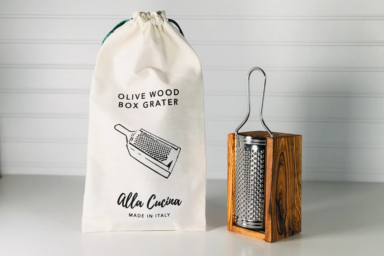 Italian Wood Cheese Grater Box