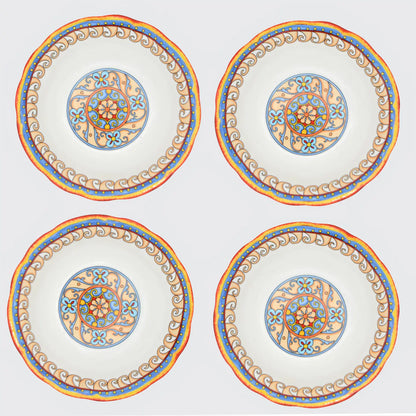 Renaissance Pasta Bowls - Set of 4