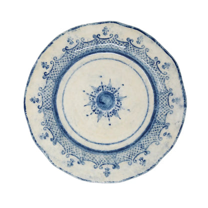 Venetian Dinner Plate Set - Set of 4 (Azzurro)