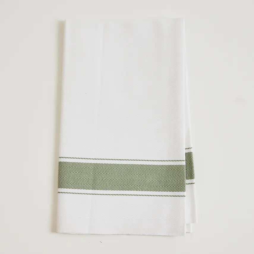 Classic Italian Kitchen Towel - Green